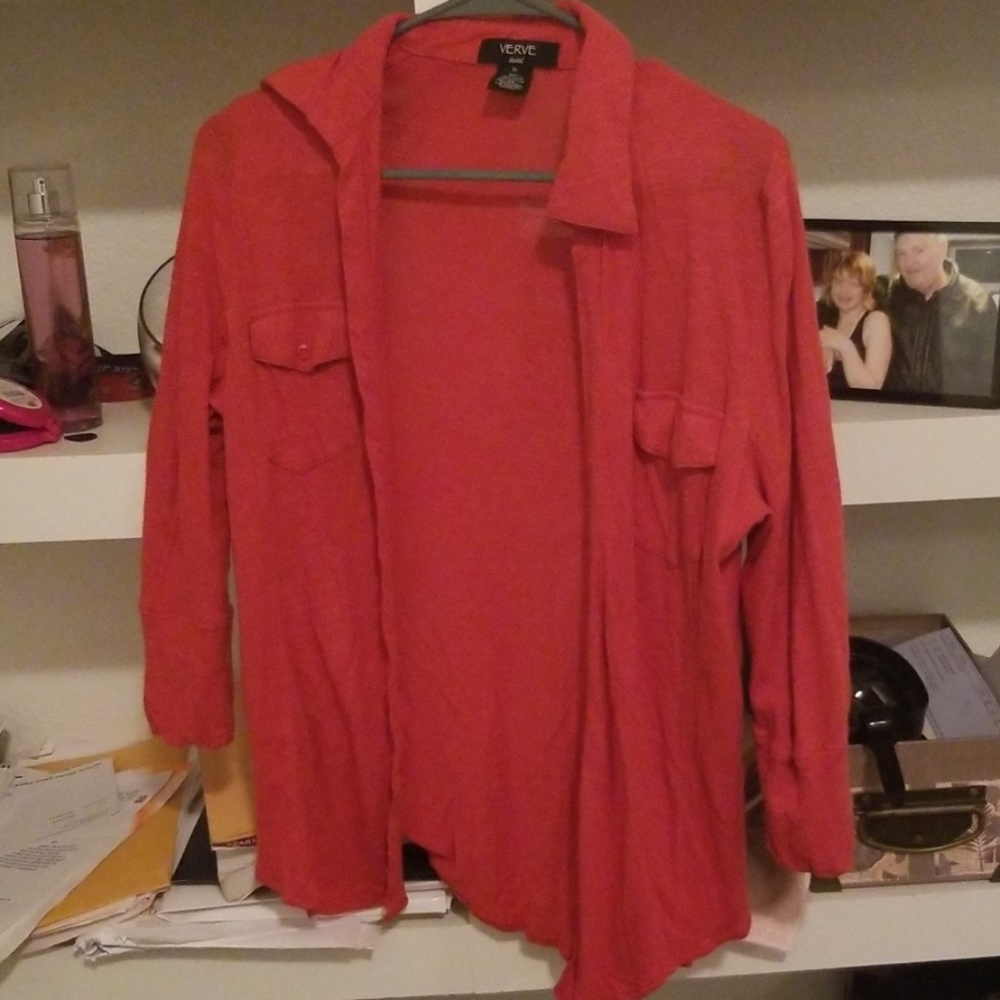 Orange pullover